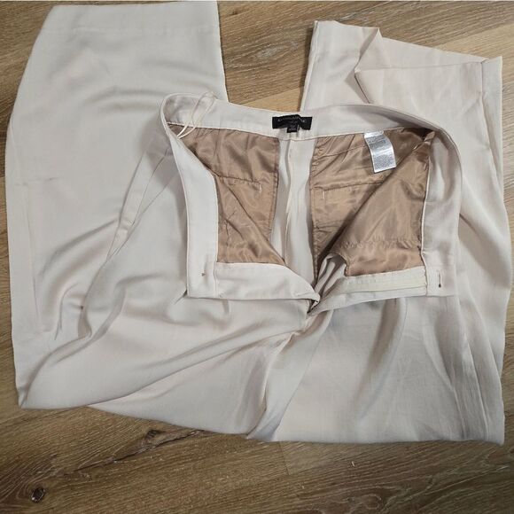 Banana Republic Cream elegant wide-leg pants - Picture 11 of 12